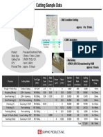 Product: Precision Electronic Parts Stock Size: 25Mm X 17Mm X 23Mm Cutting Tool: Union Tool Co. Cpu: Xeon 3.4Ghz Process Time: Approx. 19 Hours