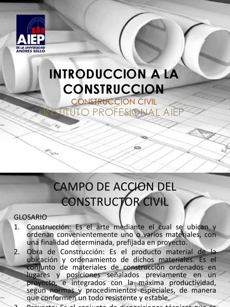 Introduccion A La Construccion Unidad I Nâº2.0 Rev.0 PDF Diseño
