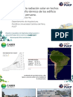 M.wieser Control de La Radiación Solar en Techos y Desempeño Térmico de Los Edificio en La Costa Peruana.