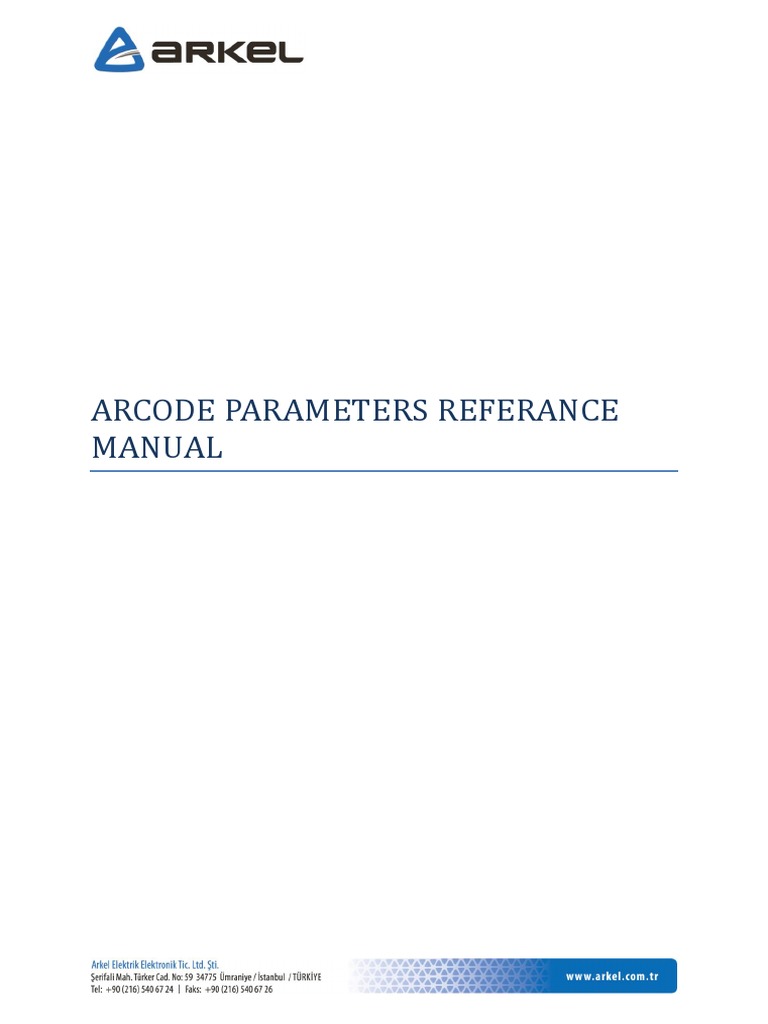 Arcode Parameters Reference Manual | PDF | Elevator | Acceleration