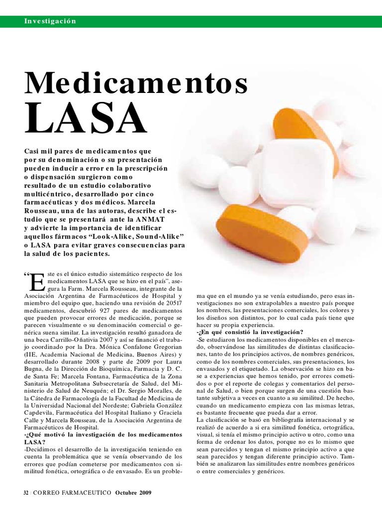 Medicamentos Lasa Medicamentos Controlados Farmácia
