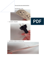 Pasos para Hacer Una Extensión Eléctrica