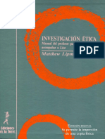 Lipman Matthew - Investigacion Etica.pdf