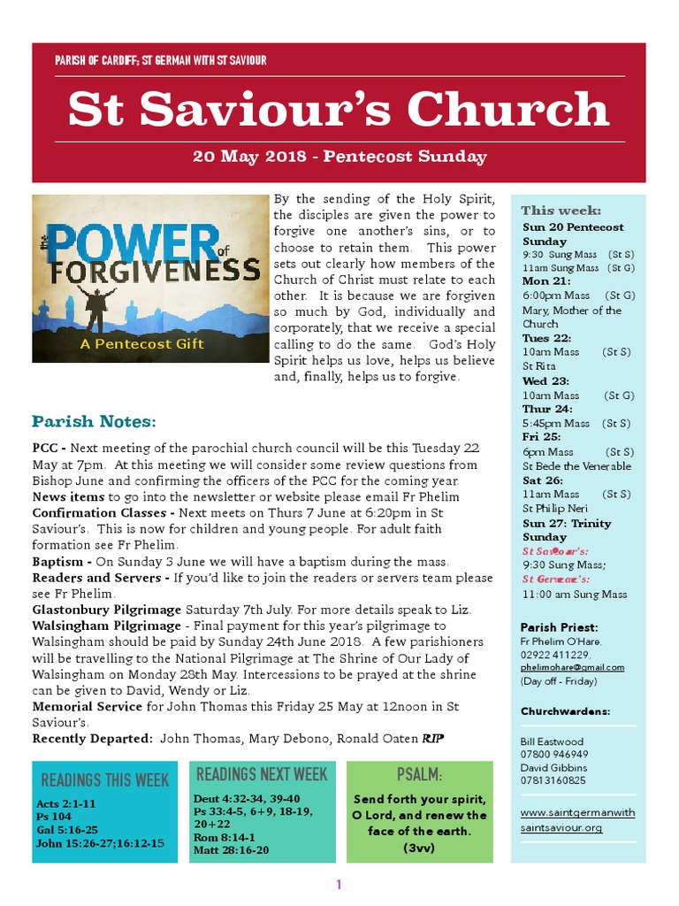 Parish Events and Services Update | PDF | Mass (Liturgy) | God In ...