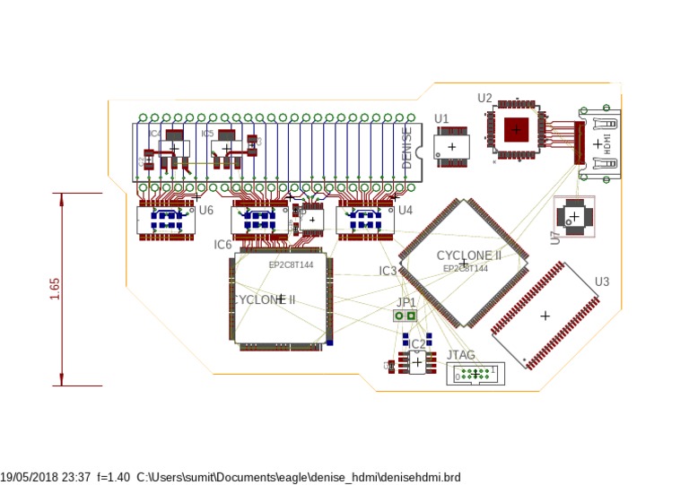 IC4 and IC5 Configuration in Denise Board | PDF