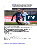 Prediksi Skor Lazio Vs Inter Milan - Prediksi Terbaik
