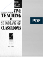 Reflective Teaching in Second Language Classrooms Richards and Lockhart