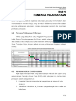 Bab 6 Rencana Pelasanaan