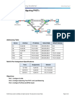 3.3.1.5 Packet Tracer - Configuring PVST Instructions