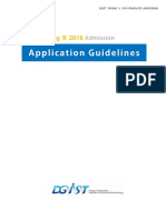 01. Application Guidelines for International Students