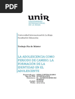 La Formación de La Identidad en El Adolescente