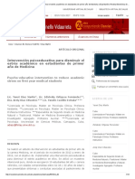 Intervención Psicoeducativa Para Disminuir El Estrés Académico en Estudiantes de Primer Año de Medicina _ Díaz Martín _ Revista Electrónica Dr. Zoilo E