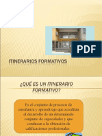 ITINERARIOS FORMATIVOS