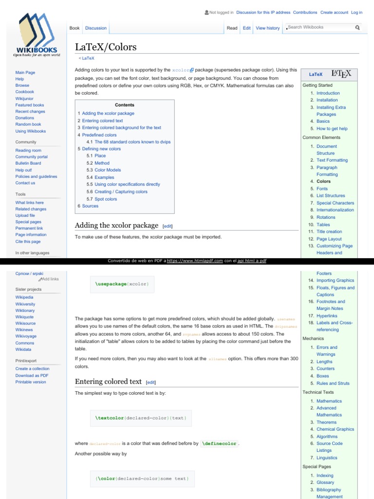 Colores para Tabla en Latex PDF Modelo de color Rgb Magenta