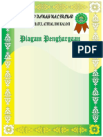 Piagam Penghargaan TK