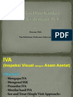 Early Detection of CA Cervix by Iva Test