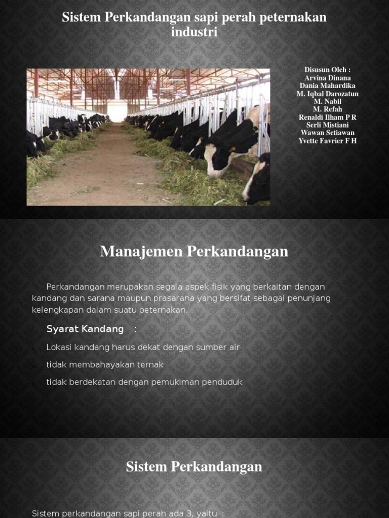 [PDF] Jurnal Sistem Perkandangan Sapi Perah Pdf