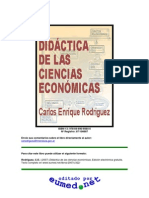 Didctica de Las Ciencias Econmicas