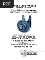 Horton S HT-S Fan Drive Repair Kit and PolarDrive Repair Kit Installation Instructions PDF