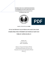 Evaluasi Pengecualian Pedagang Kaki Lima dari Subjek PP 46 Tahun 2013 terkait Aspek Keadilan