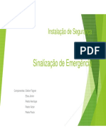 Sinalizacao de Emergencia