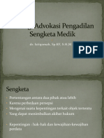 Strategi Advokasi Sengketa Medis New