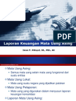 Laporan Keuangan Mata Uang Asing: Iman P. Hidayat, Se., Msi., Ak