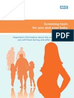 Screening Tests For You and Your Baby English 180417