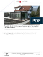 Richtlinie Für Die Errichtung Und Bewertung Von Wintergärten (WiGaRi-Schweiz) Ausgabe 09-2015