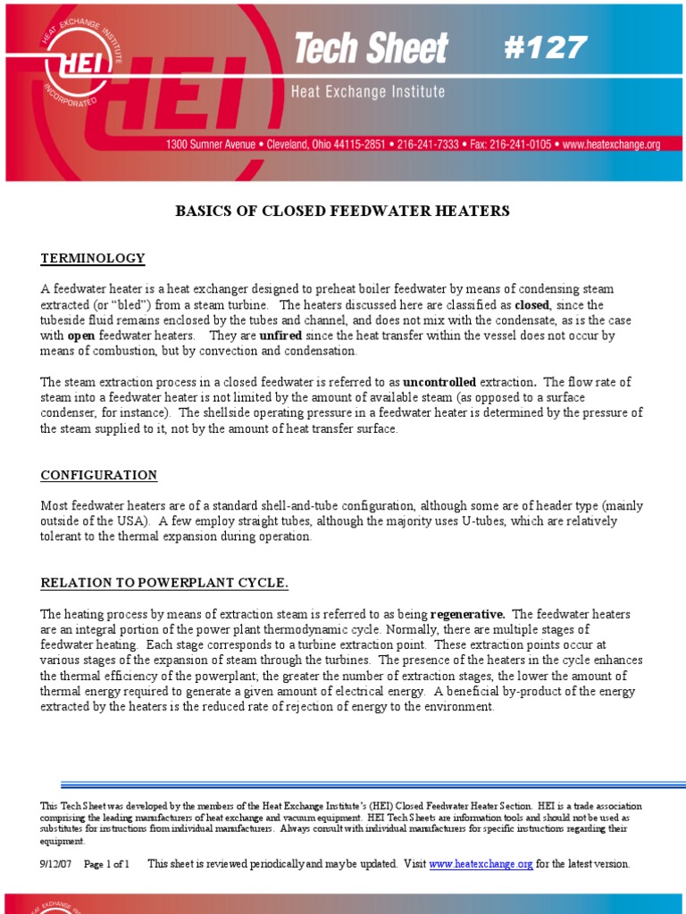 Tech Sheet 127 | PDF
