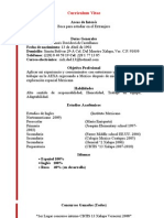 Curriculum Vitae Axel Ramsés Davidovich Castellanos