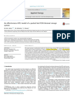 An Effectiveness-NTU Model of A Packed Bed PCM Thermal Storage System