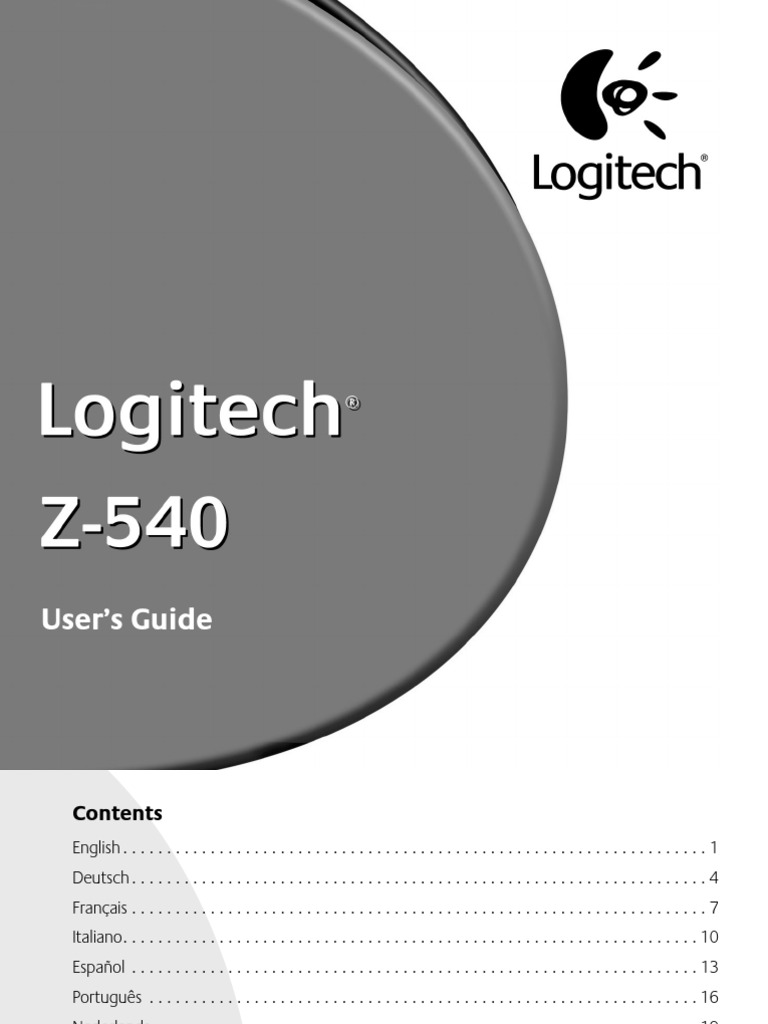 Logitech Speakers Z540