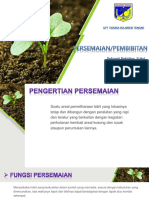 Persemaian/Pembibitan