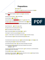 Prepositions Practice