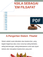 KELOMPOK SOSIAL Pancasila Sebagai Sistem Filsafat