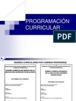 Programacion Curricular 2015