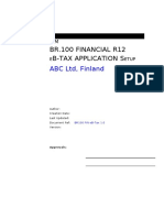 Br.100 Financial R12 B-Tax Application S: ABC LTD, Finland