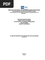 Plano de Negocio - Escola de  Soldagem