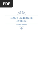 Major Depressive Disorder: Term Paper - Jillian Hanna