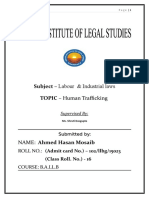 Subject - Labour & Industrial Laws TOPIC - Human Trafficking