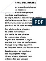 Huayno Del Diablo Letra