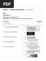 Ket Prep - Test 1 Pages 4-13