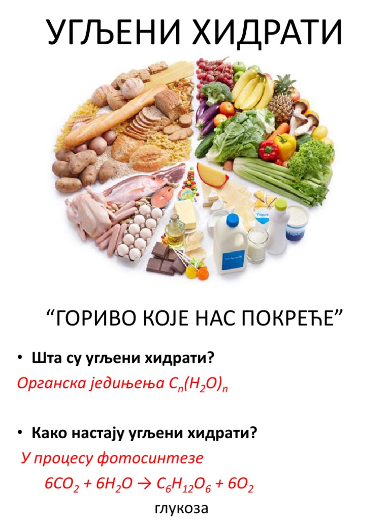 УГЉЕНИ ХИДРАТИ | PDF