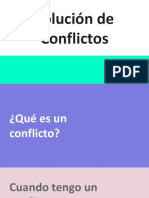  Solución de Conflictos