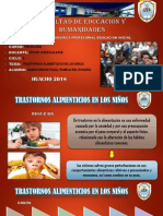 Diapositivas de Trastornos Alimenticios en Los Niños