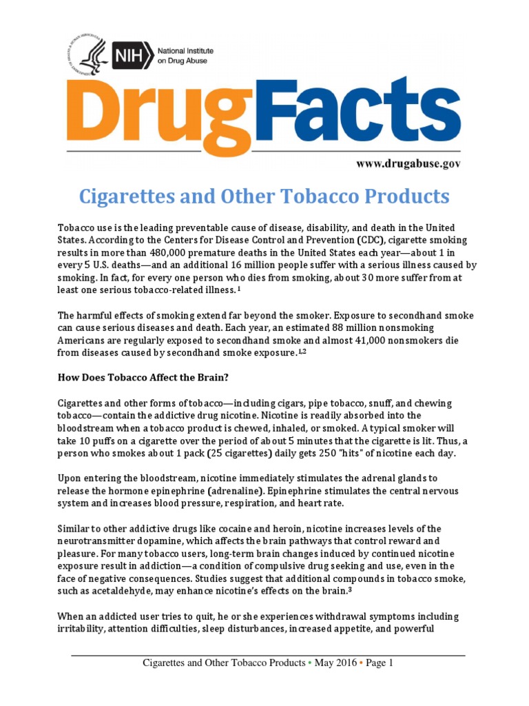 Health Risks of Tobacco Use | PDF | Electronic Cigarette | Cigarette