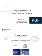 Writing Bug-Free Code Using Theorem Provers