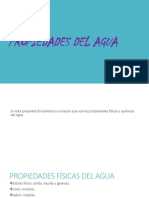 Propiedades Del Agua