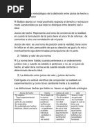 Juicio de Hecho y de Valor (N. BoBBio)